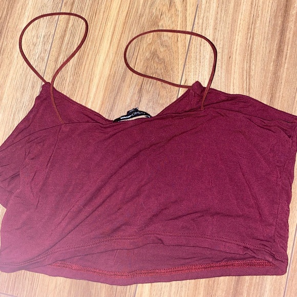 Burgundy Fashion Nova top - Picture 2 of 3